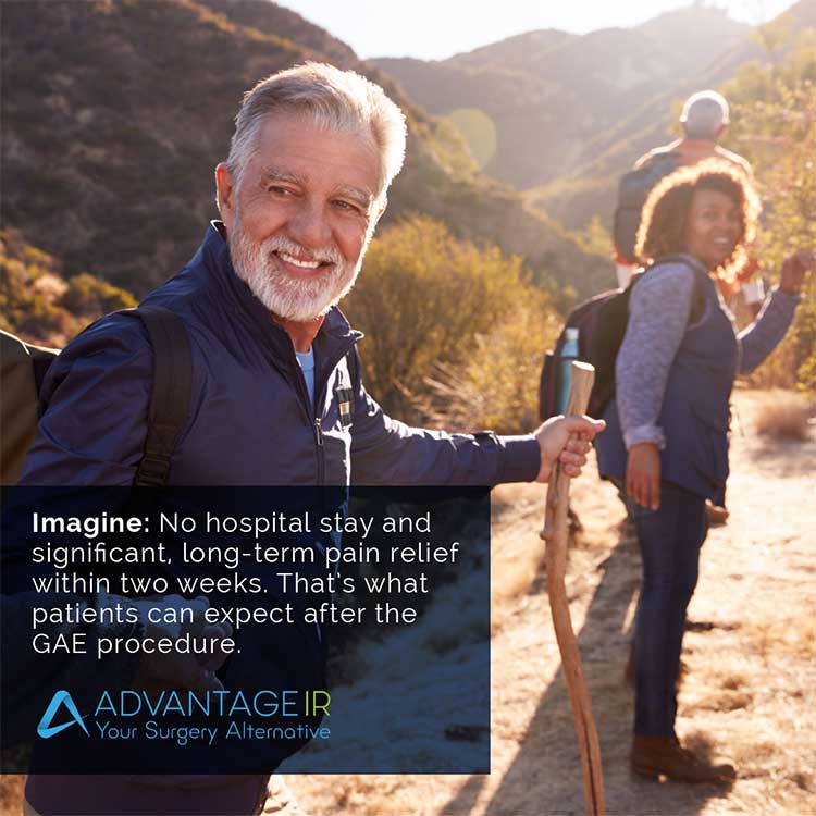 What to expect from GAE procedure